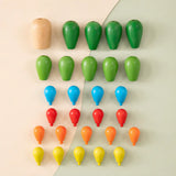 Alternate balancing cactus build showing a different stacked shape for open-ended play